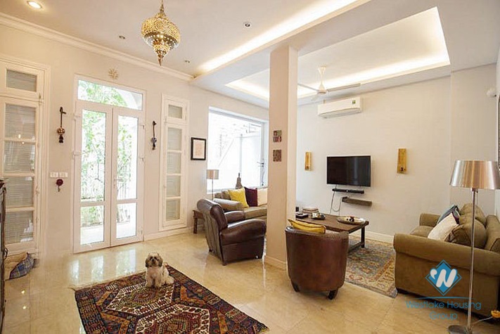 Spacious modern 4 bedrooms villa for rent in Ciputra, Tay Ho, Hanoi